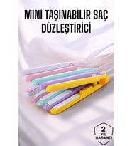 180°C Isı ve Uzun Süre Kalıcı Düzlük Sağlayan Mini Saç Düzleştirici