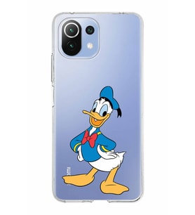 Xiaomi Mi 11 Lite Uyumlu Kapak Donald Duck Tasarımlı Şeffaf Silikon Kılıf