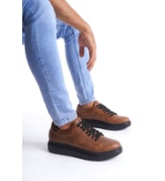 Boost Bağcıklı Taba  Erkek Günlük Sneaker Ayakkabı