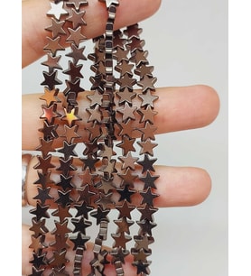 Hematit Taşı Yıldız Şekilli 2.5*6mm Dizi (56048)