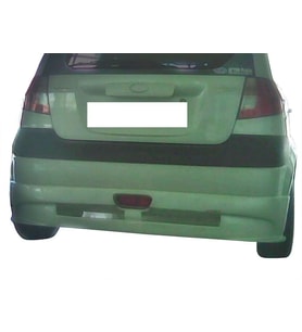 Hyundai Getz Uyumlu Arka Tampon Altı Telli (Facelift) Fiber 2002-2011