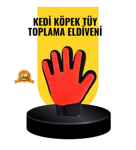 Mey İthalat® Kedi ve Köpekler İçin Tüy Toplama Eldiveni – Yumuşak Silikonlu Masaj Eldiveni