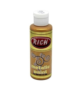 Rich Metalik Akrilik Boya 120 cc. 728 AZTEK ALTIN 