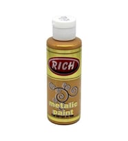 Rich Metalik Akrilik Boya 120 cc. 728 AZTEK ALTIN 