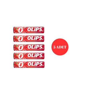 Olips Çilek Aromalı Bonbon Şekerleme 28 g (5 ADET)