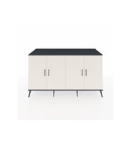 Kronos Konsol 4 Raflı 4 Kapaklı 176x59x99 Antrasit-Aytaşı