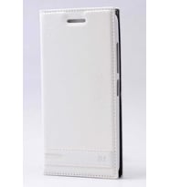 Zore Vibe S1 Lite ile Uyumlu Elite Serisi Kapaklı Kılıf Beyaz