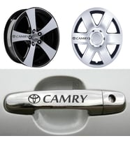 Camry Kapı Kolu Jant Sticker (10 Adet) Etiket Yapıştırma Z33