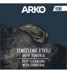Tıraş Jeli Black Aktif Kömürlü 200 Ml