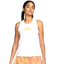 Nike Dri Fit Trail Graphic Running Kadın Koşu Antrenman Atlet Beyaz