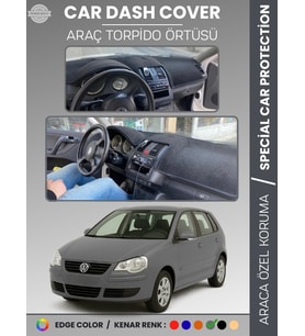 VOLKSWAGEN POLO DÜRBÜN GÖGÜS (2001-2009) Torpido Örtüsü Ön Göğüs Koruma Torpido Koruma Tam Uyum