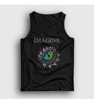 Presmono Unisex Siyah Eye Imagine Dragons Atlet 399481tt