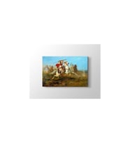 Adolf Schreyer - Arab Warriors Tablo - 106002 - 40x30 Cm