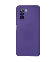 Xiaomi Poco F3 Kılıf Nano içi Kadife Silikon - Mor
