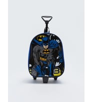 BATMAN Tekerlekli Çocuk Sırt Çantası ÇEKÇEKLİ OKUL KREŞ ANAOKUL KARAKTERLİ BETMEN ÇANTA (Mavi)