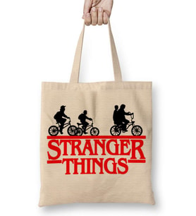 Stranger Things Bez Çanta Uzun Saplı