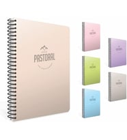 186096 Defter A4 Pastoral Spiralli Pp 120 Yaprak Çizgili 3247