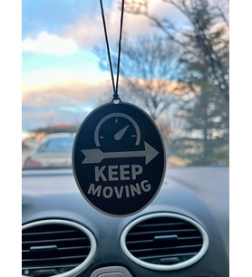Dikiz Aynası Süsü – Keep Moving! - İlerlemeye Devam Edin! - Çift Yönlü 3D Baskı, Cam Çizmez