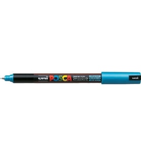Uni Posca PC-1MR Boyama Markörü 0.7 mm METALİK MAVİ 