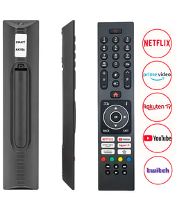 VESTEL NETFLIX - PRIME VIDEO - YOUTUBE - RAKUTEN TV - TWITCH TUŞLU DİKDÖRTGEN KALIP LCD LED TV KUMANDASI