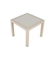 Mandella 90x90 Elit Rattan Masa (Camlı) ÇÖLBEJİ