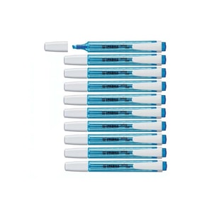 Stabilo Fosforlu Kalem Swing Cool Mavi (10 Lu Paket)