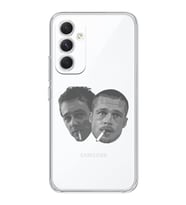 Samsung Galaxy A25 Uyumlu Fight Club Desenli Şeffaf Telefon Kılıfı