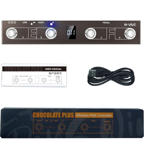 M-vave Chocolate Plus Wireless Midi Controller