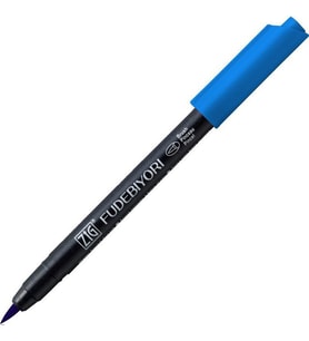 Zig Fudebiyori Brush Pen Fırça Uçlu Kalem 32 PERSIAN BLUE 