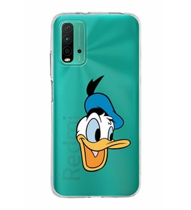 Xiaomi Poco M3 Uyumlu Kapak Donald Duck Tasarımlı Şeffaf Silikon Kılıf