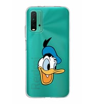 Xiaomi Poco M3 Uyumlu Kapak Donald Duck Tasarımlı Şeffaf Silikon Kılıf