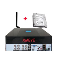 8 Ch 500 GB Hdd Wi-Fi li 5 Mp H265+ Hıbrıt Araç, Insan ve Yüz Tanımalı Xmeye Kayıt Cihazı_108XMEYE