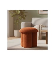 Minimalist Puf - Kiremit - 45x45x45 cm