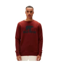 Bad Bear Logo Crewneck Sweatshirt Kahve-Siyah