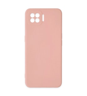 Oppo A73 Kılıf Nano İçi Kadife Silikon - Pudra
