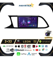 Seat Leon 2012-2020 Model 2GB + 64GB Android 13 Kablosuz Carplay Navigasyon Multimedya Sistemi