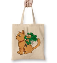 Cute Leprechaun Riding a Cat St.jpg