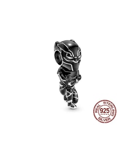 Black Panther 925 Ayar Gümüş Charm Marvels