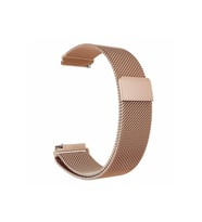 Northcity Samsung Galaxy Active 2 ile Uyumlu Hasır Metal Kordon - 44mm Mıknatıslı Ayarlanabilir Örgü Tasarım