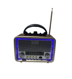 Eren 3 Bant Nostajik Usb Bluetooth Ledli Radyo 3914