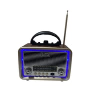 Eren 3 Bant Nostajik Usb Bluetooth Ledli Radyo 3914