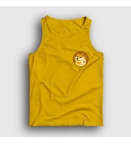 Presmono Unisex Sarı Dogecoin Bitcoin Atlet 263459tt (Sarı)