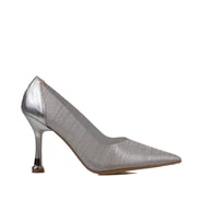 Trend Adımlar Gümüş Crystal Glam Kadın Şeffaf Sim Kaplama Stiletto