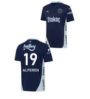Fenerbahçe Orijinal Unisex Kişiye Özel Forma 24-25 Yeni Sezon Mavi Forma
