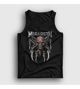Presmono Unisex Siyah Rust Megadeth Atlet 65947tt