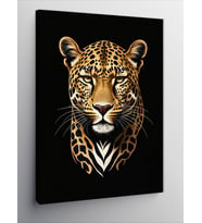 Kanvas Tablo Güçlü Leopar Portresi