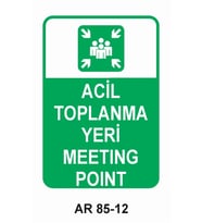 İŞ GÜVENLİĞİ UYARI LEVHASI 1 ADET PVC 21 X 29CM