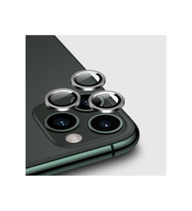 Apple iPhone 11 Pro Max Uyumlu Zore CL-01 Kamera Lens Koruyucu (Gri)