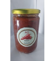 HATAY EV TİPİ BİBER SALÇASI (ACI)   670 GR  (Cam Kavanoz)