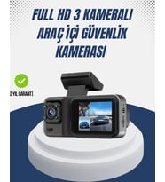 Northcity 1080P Üç Kameralı Araç Kamerası Wi-Fi Destekli Park Modu ve G-Sensörlü - Güvenli Sürüş İçin Tam Koruma